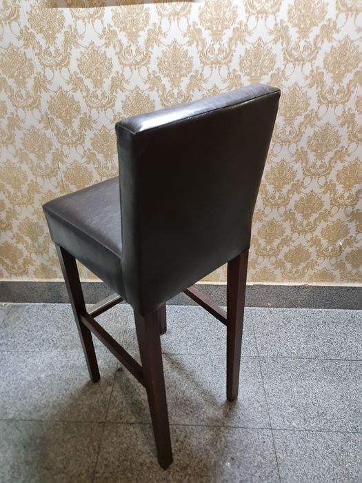 Hoker barowy drewna eko skóra brązowe