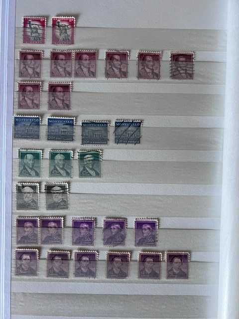 Selos Estados Unidos – 480 selos (cerca de 200 diferentes)