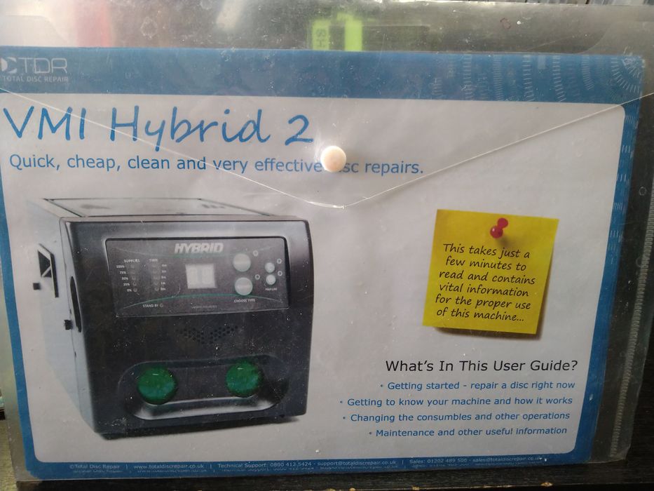 VMI HYBRID 2.0 regeneracja płyt dvd, blu-ray, PS, Xbox, Nintendo Wii