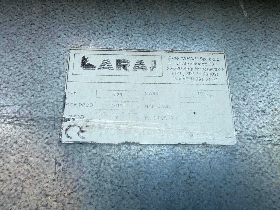 Suszarnia Daszkowa ARAJ S25 cały zestaw