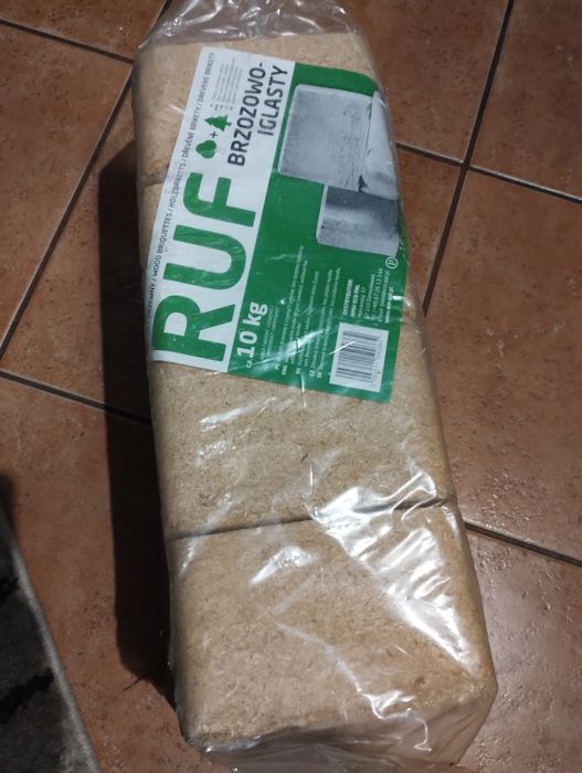 Kostka Ruf brzozowo iglasty 10 kg opakowanie ,12 kostek