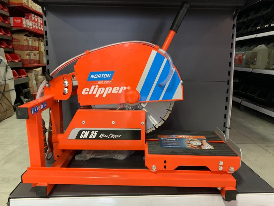 Przecinarka piła brukarska do kostki lekka Norton CM35 MINI CLIPPER 230V + tarcza 350mm