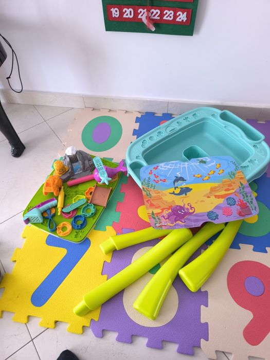 3 conjuntos da play-doh completos