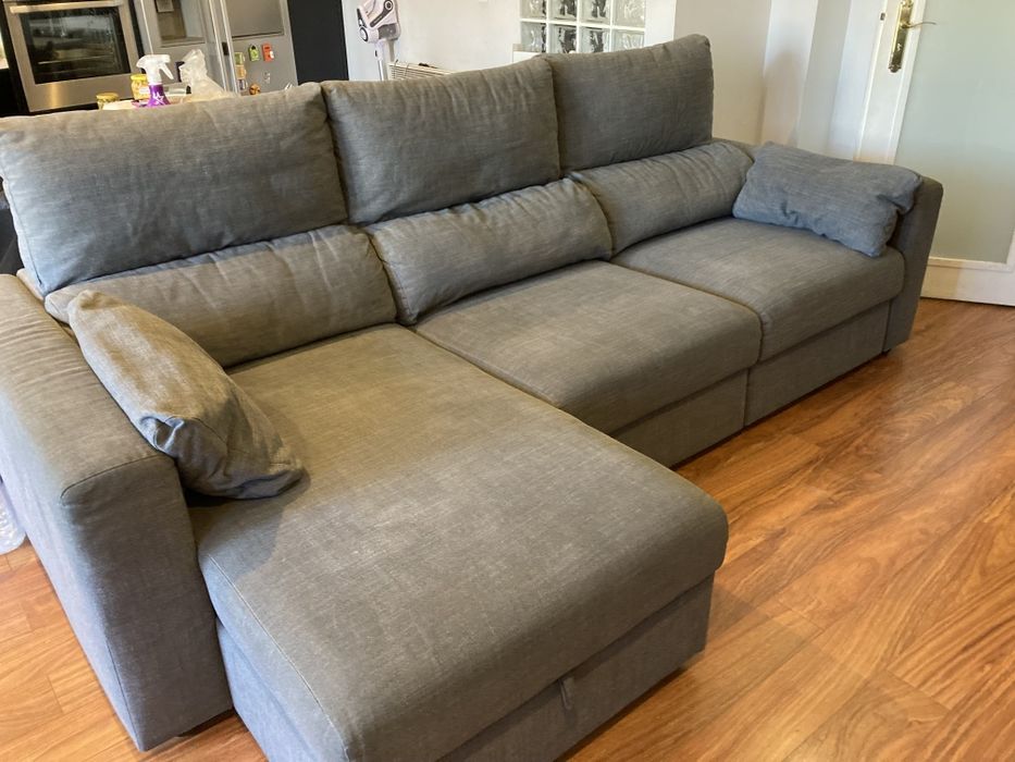 Sofá c/ chaise longue Ikea