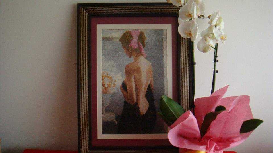 Quadro em ponto de cruz