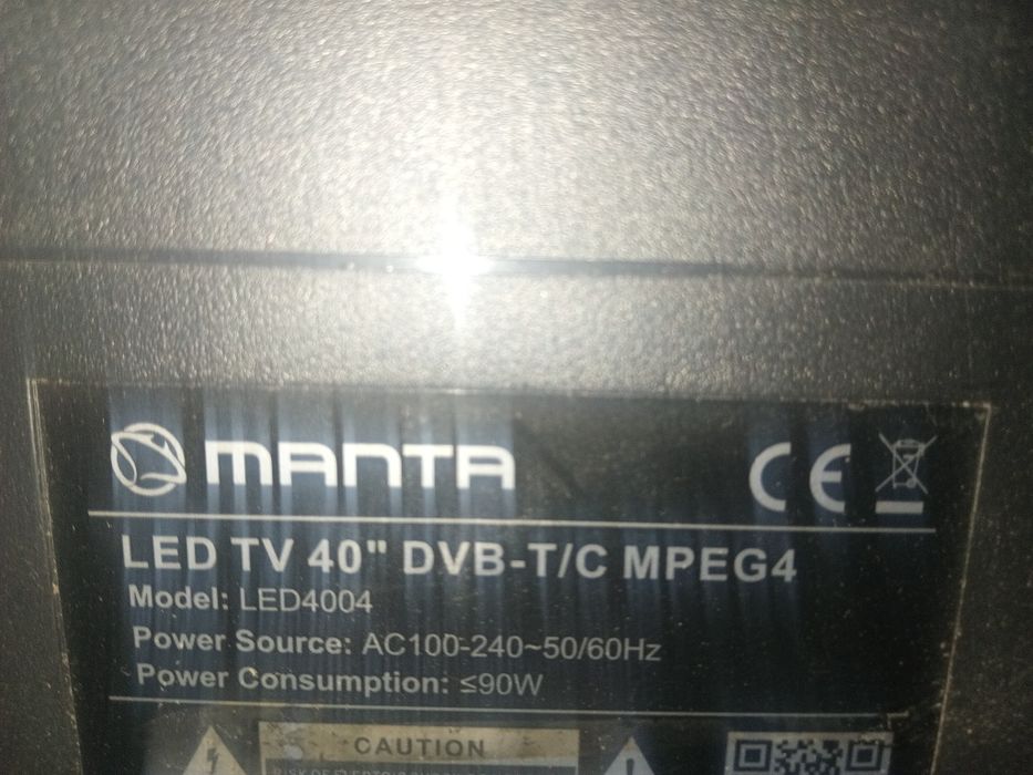 Telewizor Manta 40 cali. 100% sprawny