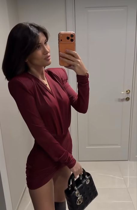 Сукня бордо розмір 42-44 нова