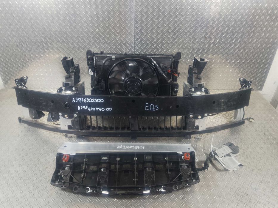 Mercedes EQS EQE Передняя панель, усилитель радиатор, телевизор: 1
