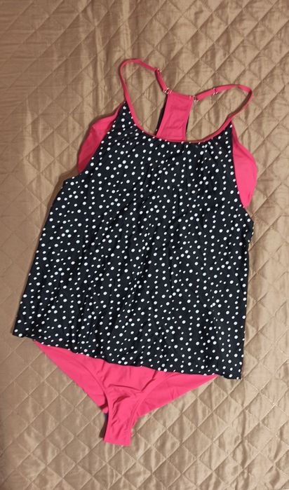 Kostium tankini z luźną bluzką