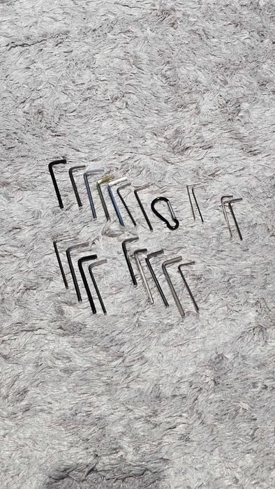 20x Chaves Allen Key + 1x gancho