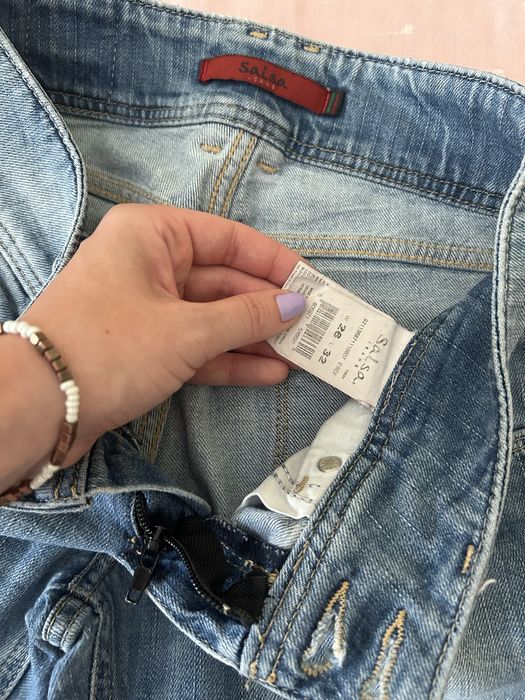 Roupa - calça de ganga