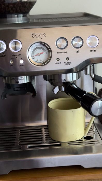 Sage Barista Express – Espresso Machine (Brushed Steel)