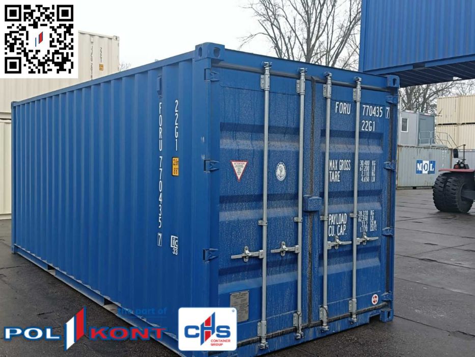 Kontener Morski Magazynowy Budowlany - 20DV NEW nowy One Way - VY