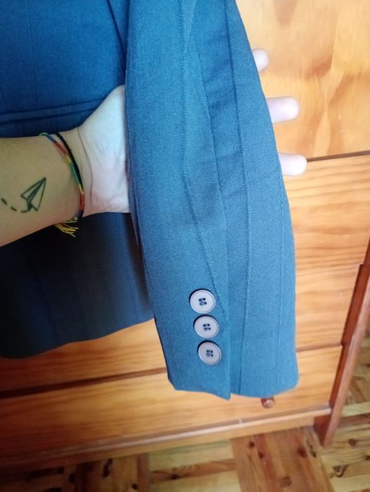 Blazer Cinzento Escuro