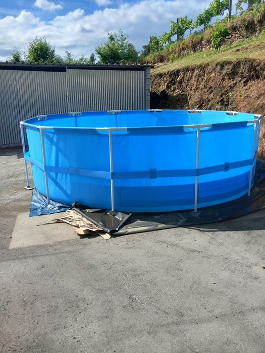 Vendo piscina redonda 4,5 metros