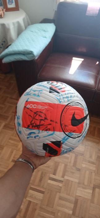 Bola nike quality pro original autografada com comprovativo de autenticidade