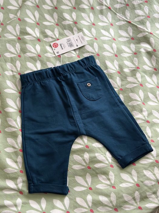 Sinsay fox & bunny штанці штани 62 68 сині сінсей