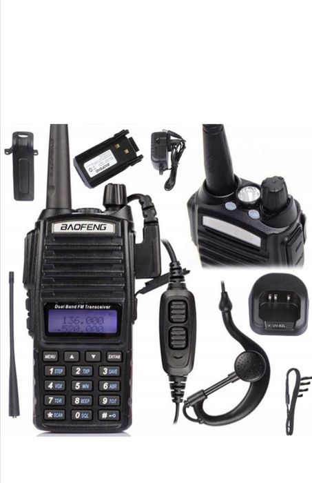 Baofeng UV-82 SKANER KRÓTKOFALÓWKA 8W najnowszy model PMR