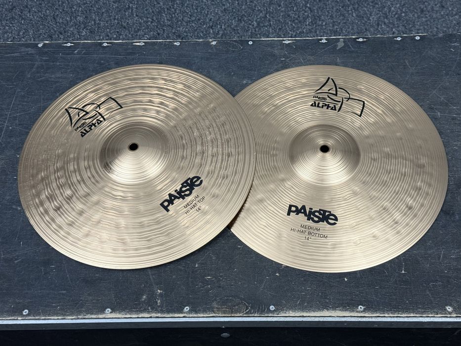 ++ PAISTE Alpha Medium Hi-Hat 14 - Talerz talerze hihat PERKUSJA ++