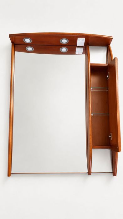 Espelho WC com luz e arrumação