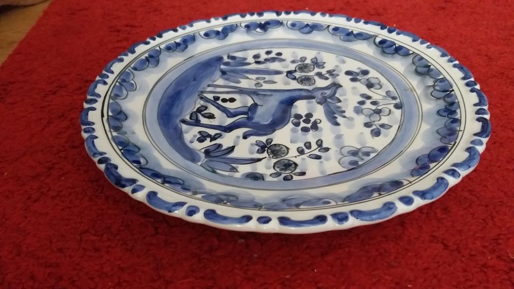 Prato decoração original de Alcobaça