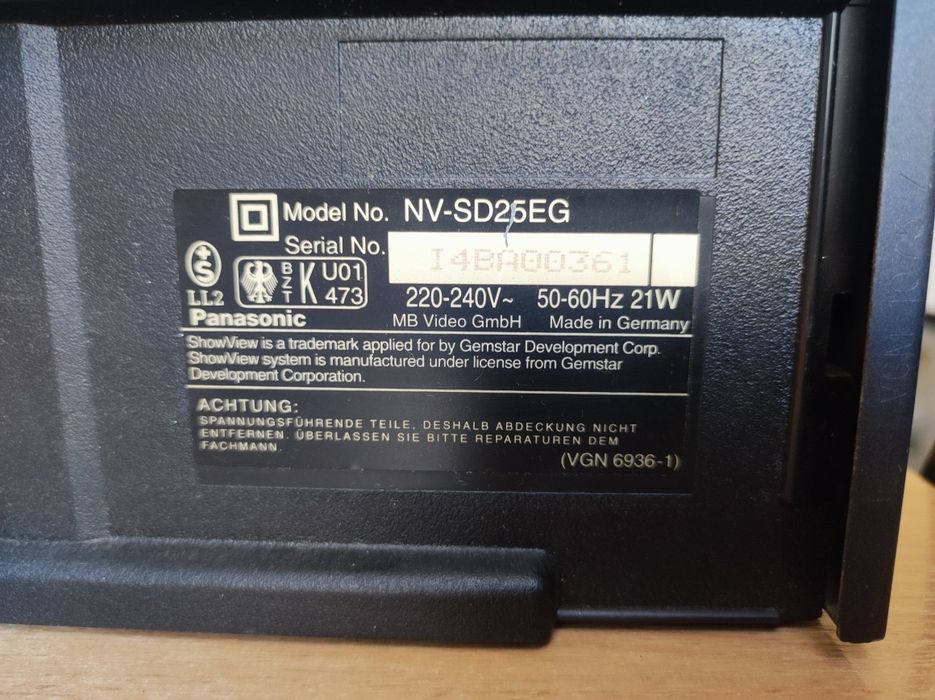 panasonic sd 25 видеомагнитофон - купити теле- та відеотехніку