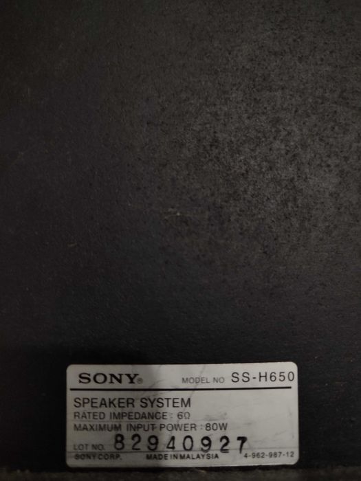 Colunas Sony - Excelente Estado