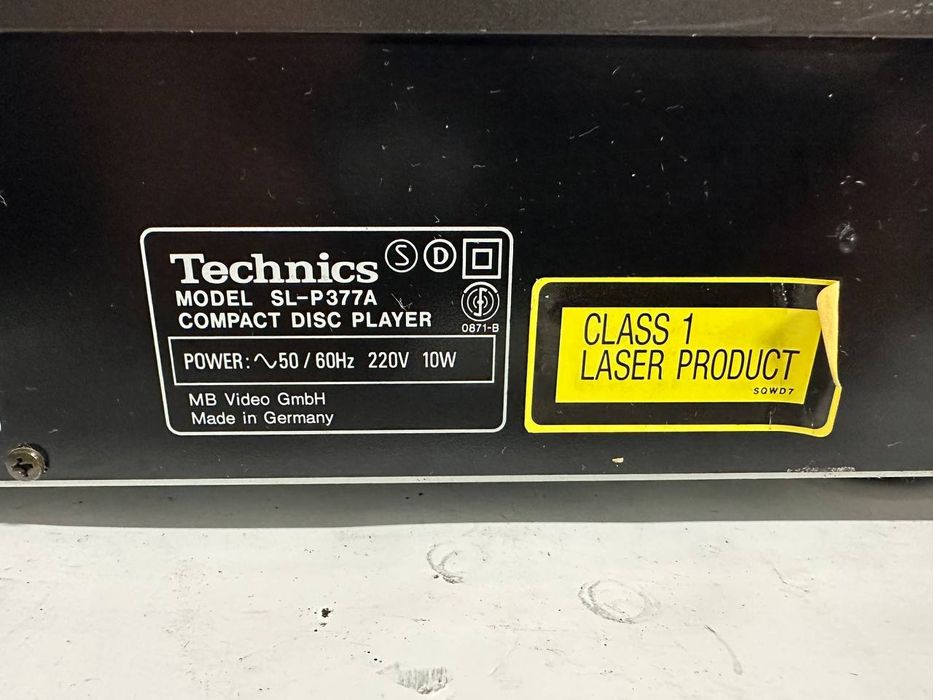 Odtwarzacz CD Technics sl p 377