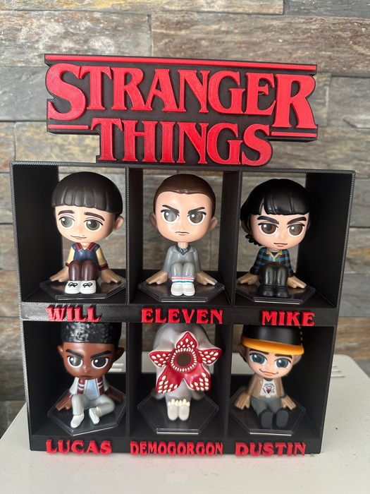 Stranger Things Expositor Impressão 3D -  para Coleção Mc Donald’s.