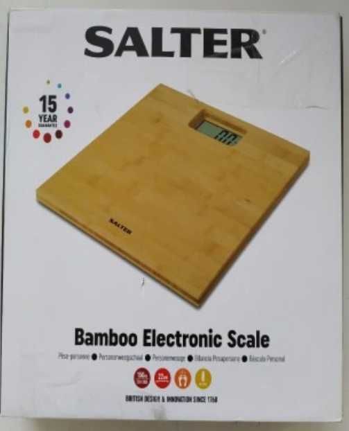 Prezent - waga łazienkowa elektroniczna bambusowa - nowa