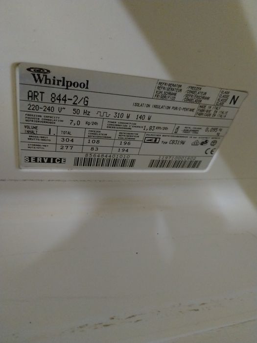 Frigorífico Combinado Whirlpool - Bom Estado