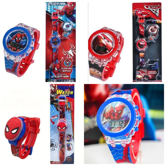 Дитячий годинник, годинник маквін, годинник людина павук, єдиноріжка