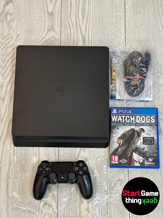 Ігрова приставка Sony Playstation 4 Slim 1 Tb+ Watch Dogs
