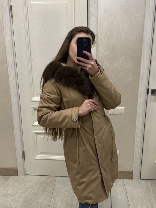 Зимня парка з натуральним хутром