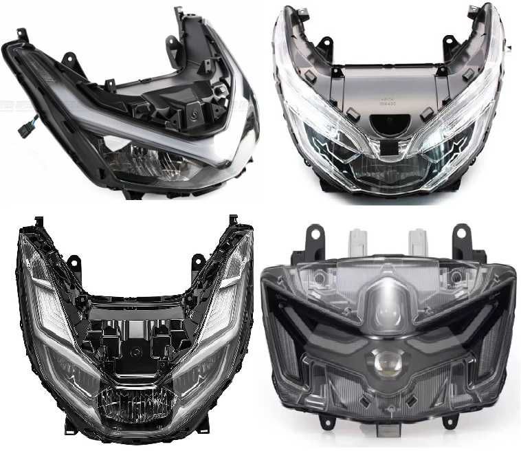 Farol ótica Yamaha N-MAX 2015 á 2025, Farol ótica Honda PCX 2010 á 2025