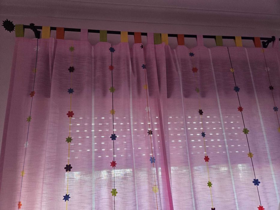 Cortinados de quarto de criança