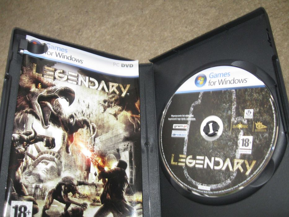 Gra LEGENDARY pc dvd.
