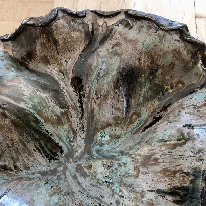 Ceramiczna patera ceramika artystyczna duża owocarka