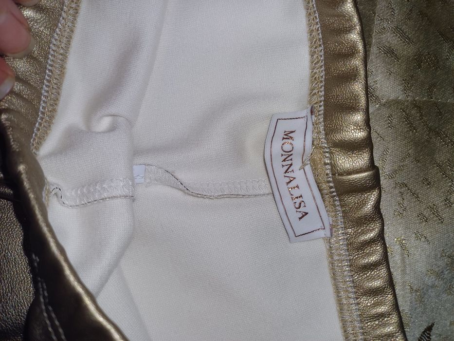 Суперские кожаные лосины monnalisa рост 134