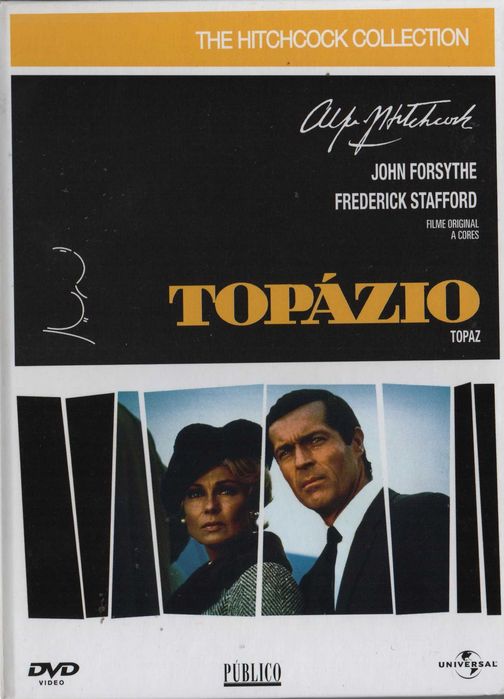 Dvd Topázio - thriller - John Forsythe - livro + dvd - extras