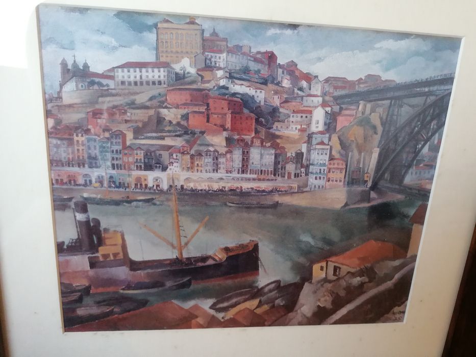 Quadro imagem de zona do Porto