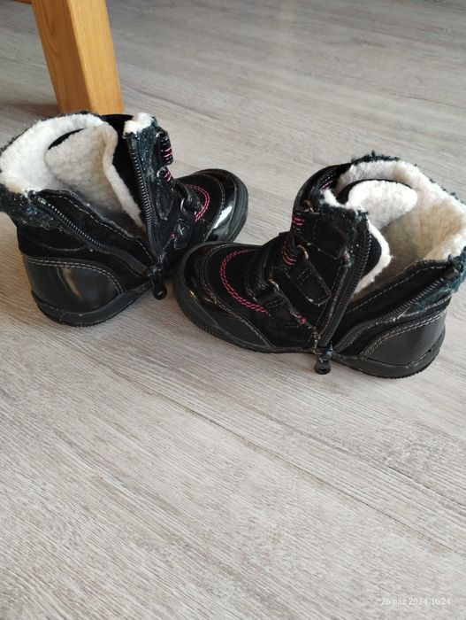 Buty zimowe dziewczęce 22