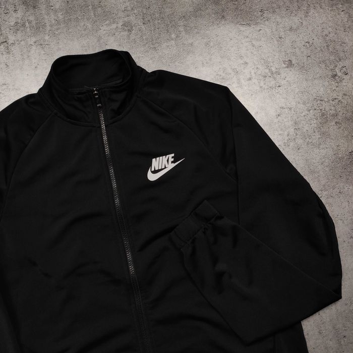 MĘSKA Zip Rozpinana Bluza Sportowa casual Duże Logo Nike Śliska Suwak