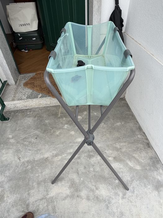 Banheira stokke flexi bath com suporte