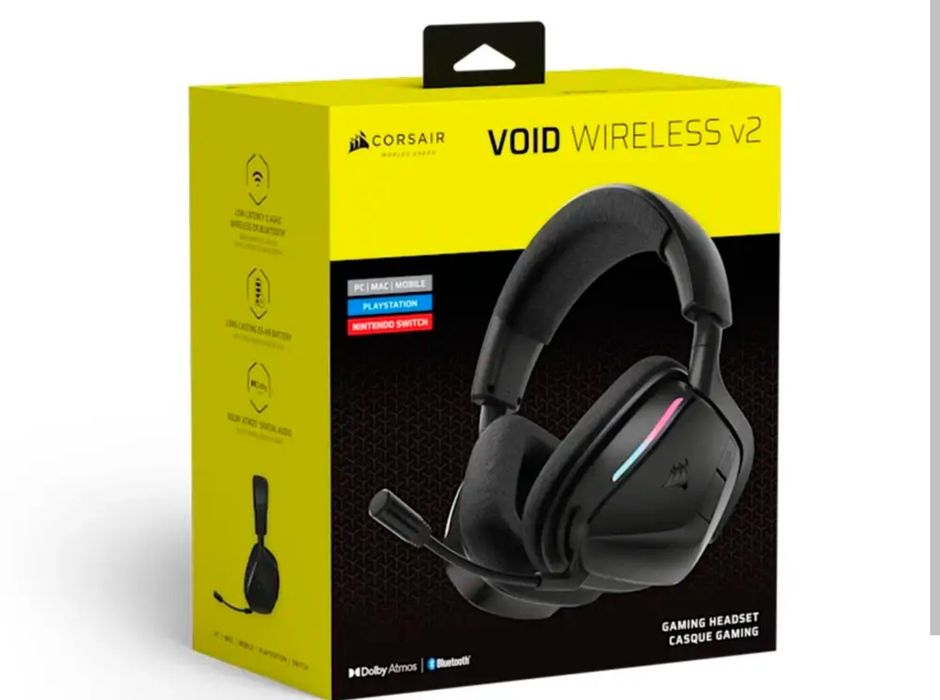 Headset gamer VOID WIRELESS v2 - Carbono
Ouça tudo ao seu redor em seu