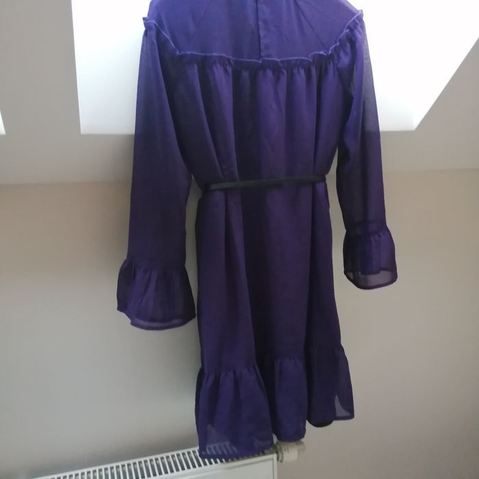Fioletowa zwiewna sukienka Rainbow XL /XXL
