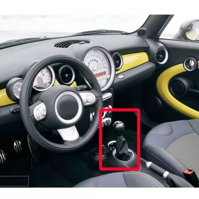 Manete moca de velocidades mini R Cooper moca mais fole ( PELE)