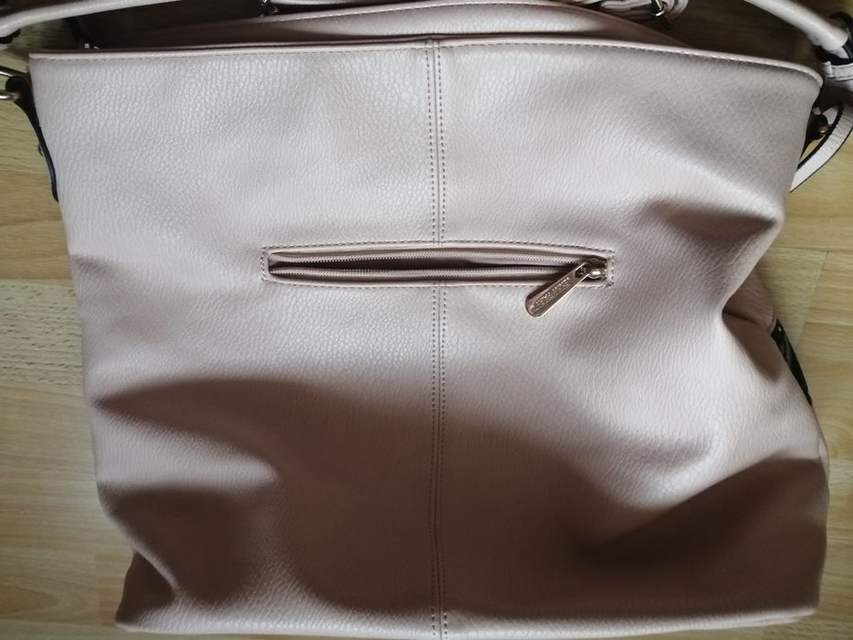 Torebka shopper Jenny Fairy pudrowy róż