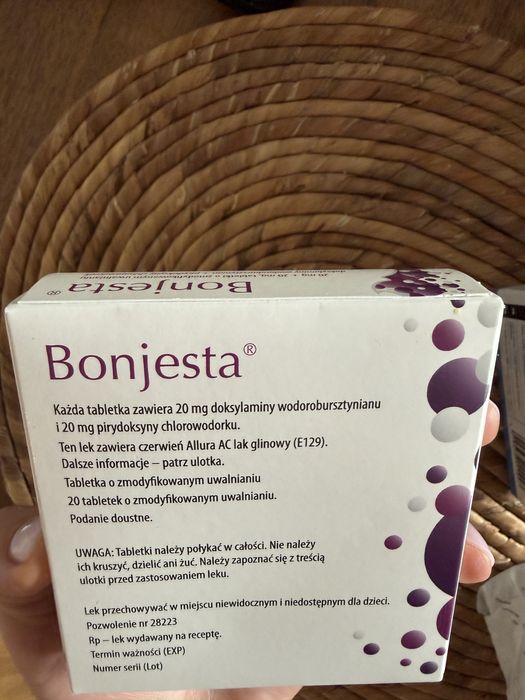 Bonjesta lek na mdlosci w ciąży