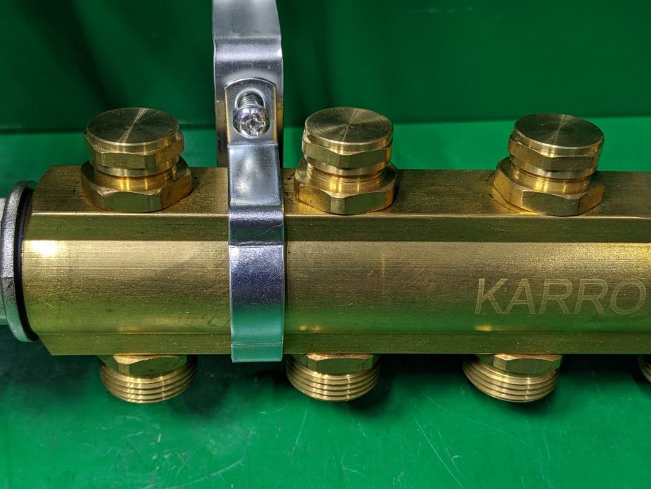 Італійський колектор , комплект теплої підлоги 5 контурів